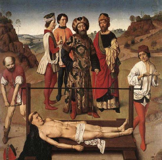 Dieric Bouts Martyrdom of St Erasmus china oil painting image